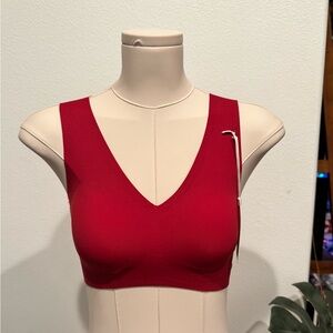 Van Winkle & Co Size NWOT Bonded V Neck Wireless Bralette Bra Leaf Clover S